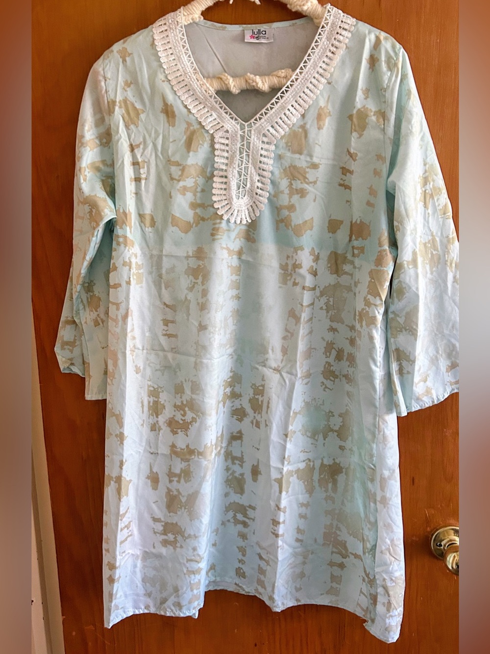 Lulla Collection by Bindya — Soft Light Blue tunic Top